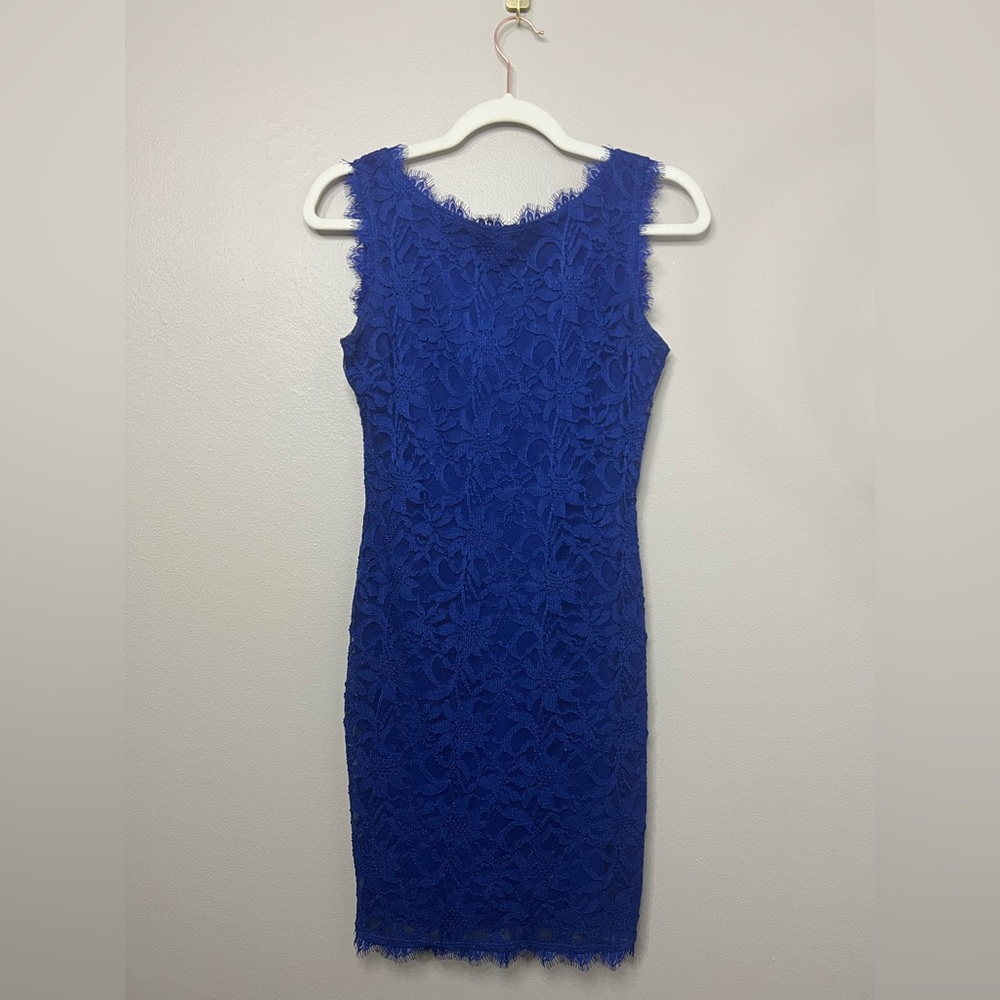 Women’s Blue Lace Dress - Size Small
